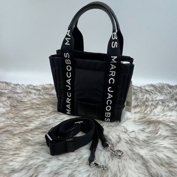 MARC JACOBS 2WAY NYLON CROSSBODY BAG SMALL TOTE 4S5HTT012H02 - Picture 6 of 13